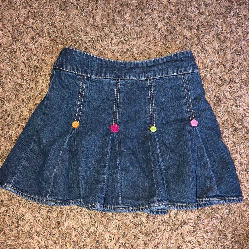 Gymboree Denim Plated Skirt Size 6